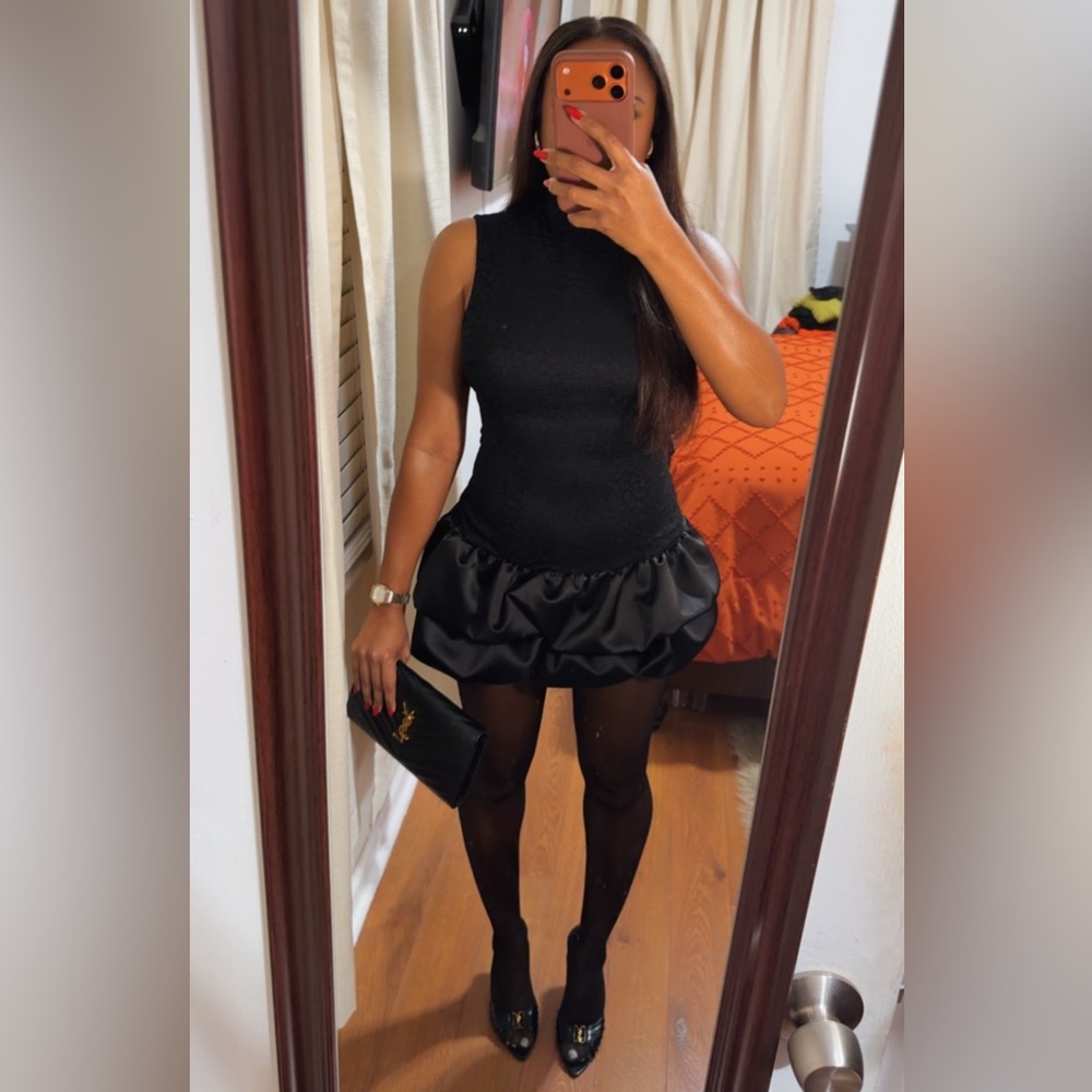 Combination Lace Short Dress
